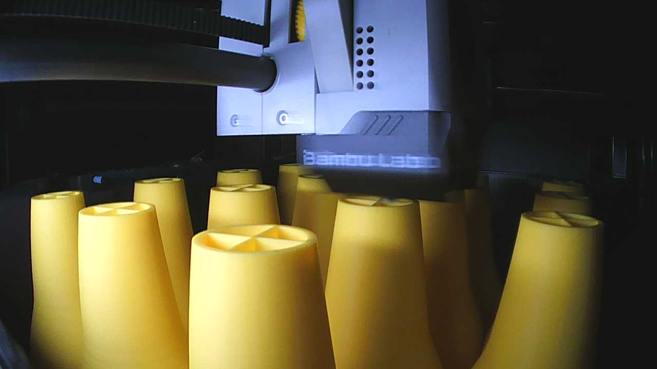 Live-Blick auf den 3D-Drucker